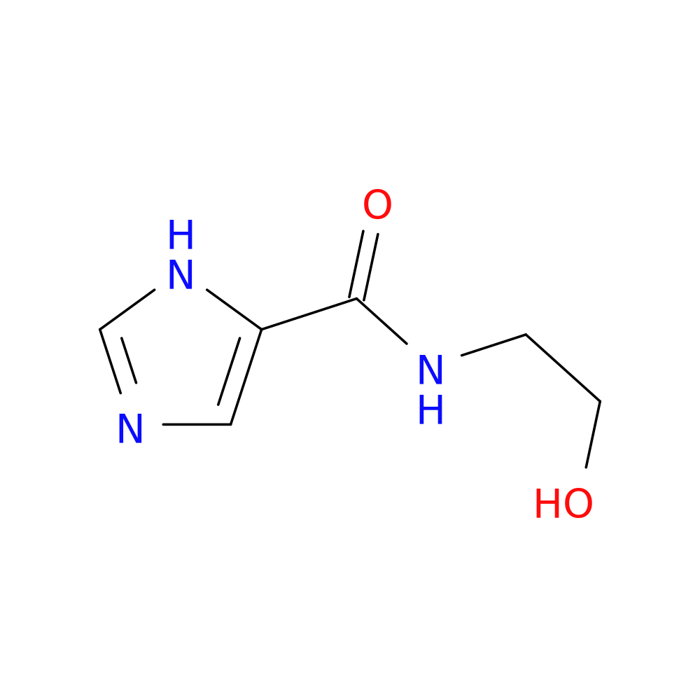 N-(2-hydroxyethyl)-1H-imidazole-5-carboxamide