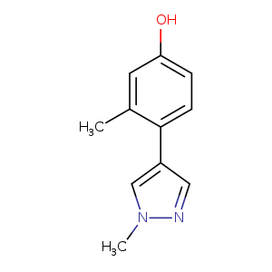 3-methyl-4-(1-methyl-1H-pyrazol-4-yl)phenol
