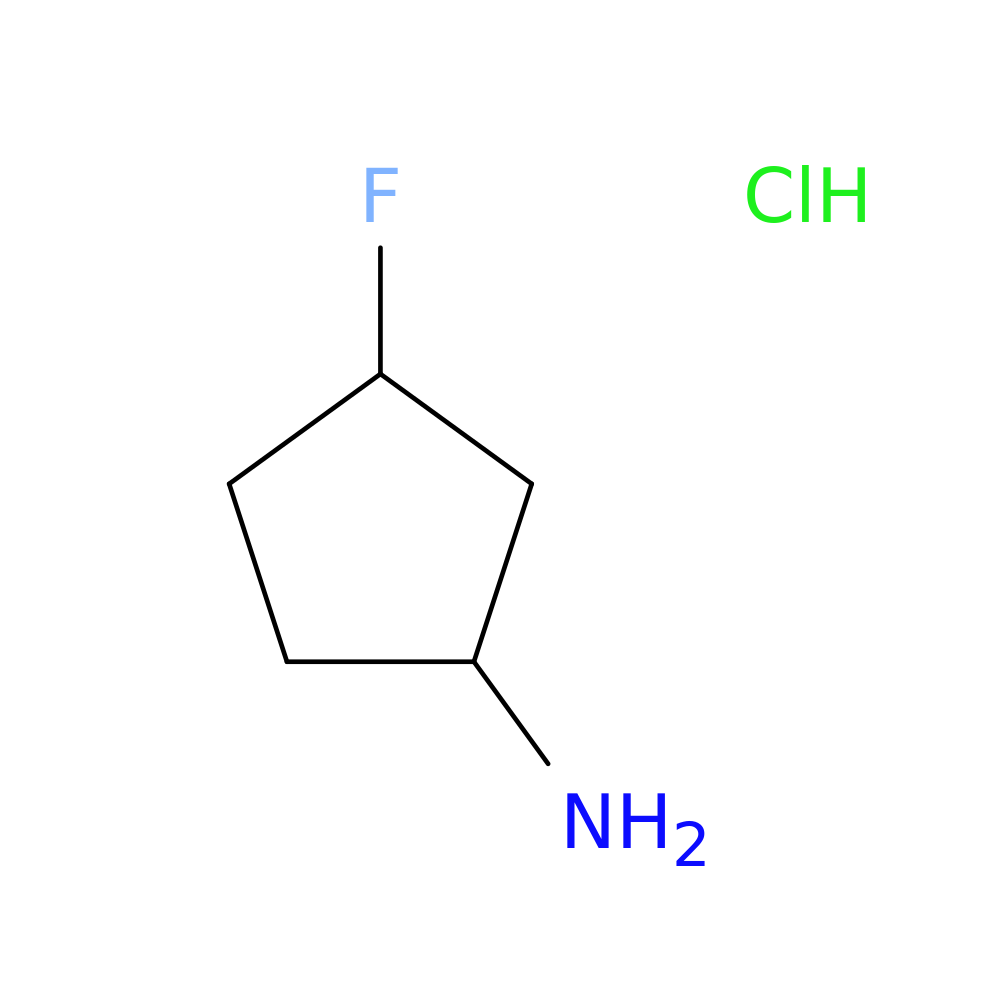 3-fluorocyclopentan-1-amine hydrochloride