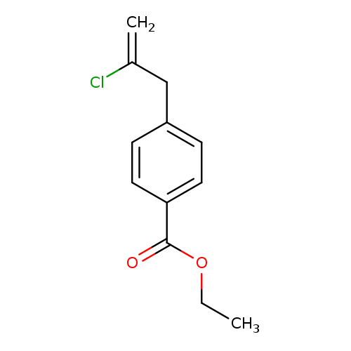 3-(4-Carboethoxyphenyl)-2-chloro-1-propene