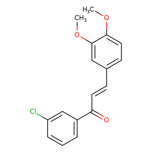 (2E)-1-(3-chlorophenyl)-3-(3,4-dimethoxyphenyl)prop-2-en-1-one