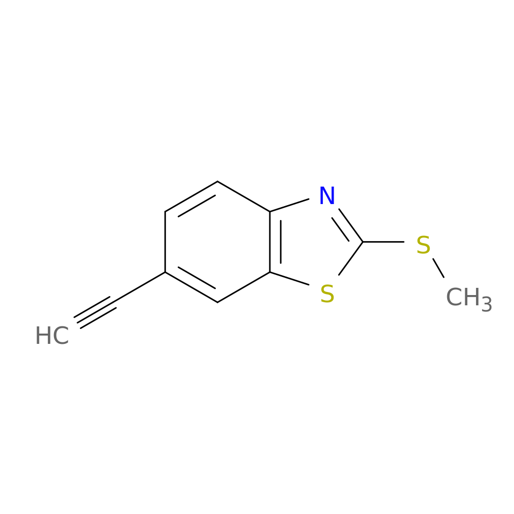 6-ethynyl-2-(methylsulfanyl)-1,3-benzothiazole