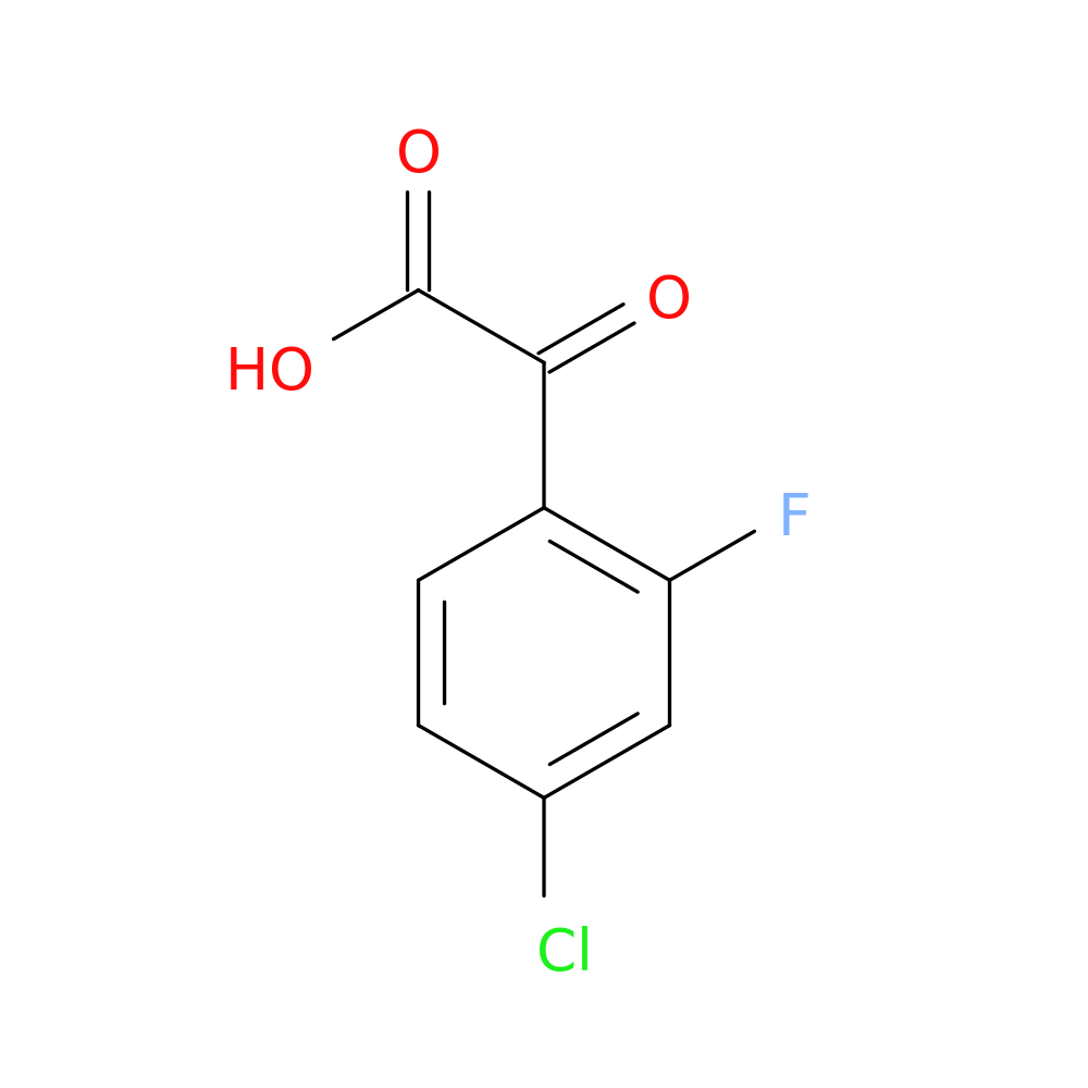 Benzeneacetic acid, 4-chloro-2-fluoro-α-oxo-