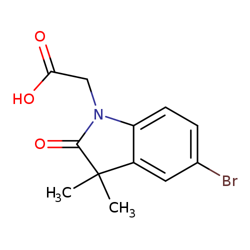 2-(5-Bromo-3,3-dimethyl-2-oxoindolin-1-yl)acetic acid