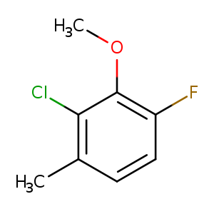 Benzene, 2-chloro-4-fluoro-3-methoxy-1-methyl-