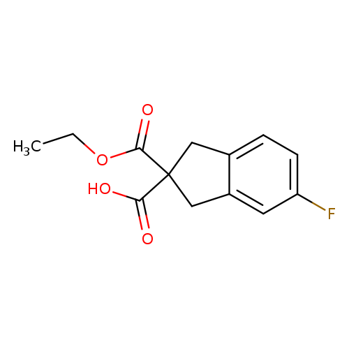 2-(Ethoxycarbonyl)-5-fluoro-2,3-dihydro-1h-indene-2-carboxylic acid