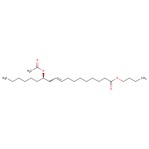 9-Octadecenoic acid, 12-(acetyloxy)-, butyl ester, (9Z,12R)-