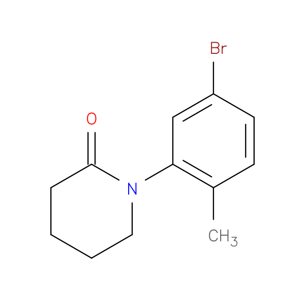 1-(5-Bromo-2-methylphenyl)piperidin-2-one