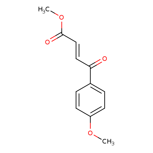 methyl (2E)-4-(4-methoxyphenyl)-4-oxobut-2-enoate, E