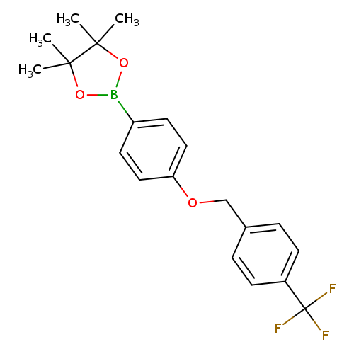 1,3,2-Dioxaborolane, 4,4,5,5-tetramethyl-2-[4-[[4-(trifluoromethyl)phenyl]methoxy]phenyl]-