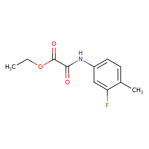 ETHYL [(3-FLUORO-4-METHYLPHENYL)AMINO](OXO)ACETATE
