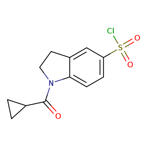 1-(Cyclopropanecarbonyl)indoline-5-sulfonyl chloride
