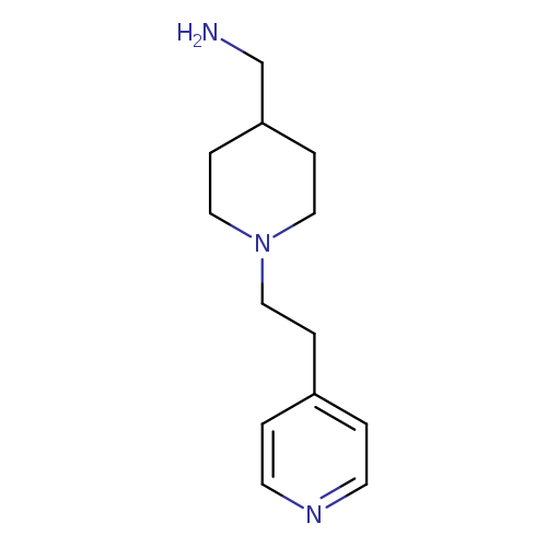 {1-[2-(Pyridin-4-yl)ethyl]piperidin-4-yl}methanamine