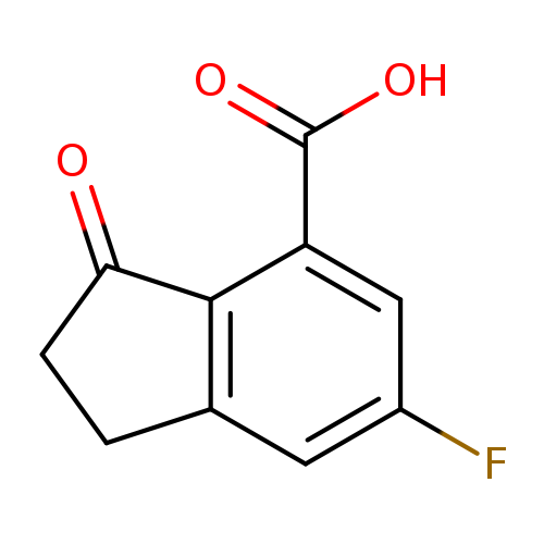6-fluoro-3-oxo-2,3-dihydro-1H-indene-4-carboxylic acid