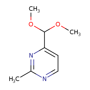 Pyrimidine, 4-(dimethoxymethyl)-2-methyl-