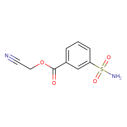 cyanomethyl 3-sulfamoylbenzoate