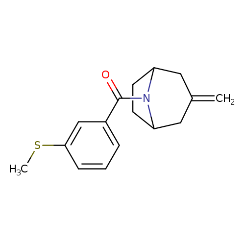 3-methylidene-8-[3-(methylsulfanyl)benzoyl]-8-azabicyclo[3.2.1]octane