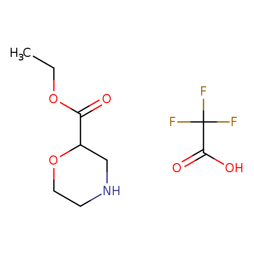 Ethyl morpholine-2-carboxylate 2,2,2-trifluoroacetate