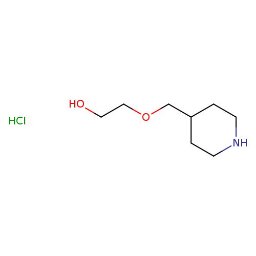 2-[(piperidin-4-yl)methoxy]ethan-1-olhydrochloride