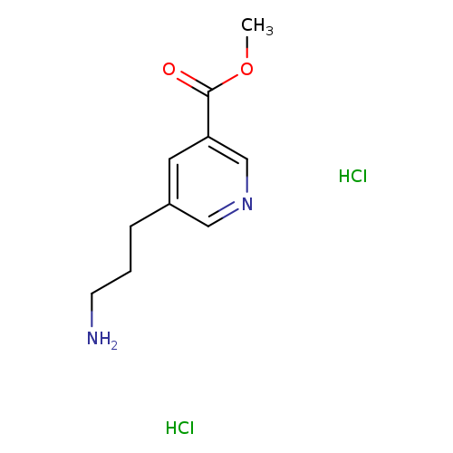 methyl5-(3-aminopropyl)pyridine-3-carboxylatedihydrochloride