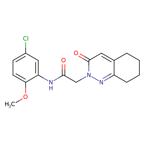N-(5-chloro-2-methoxyphenyl)-2-(3-oxo-2,3,5,6,7,8-hexahydrocinnolin-2-yl)acetamide
