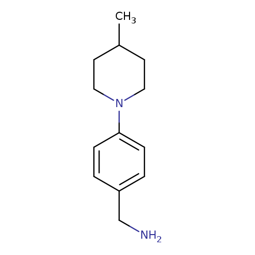 1-[4-(4-Methylpiperidin-1-yl)phenyl]methanamine