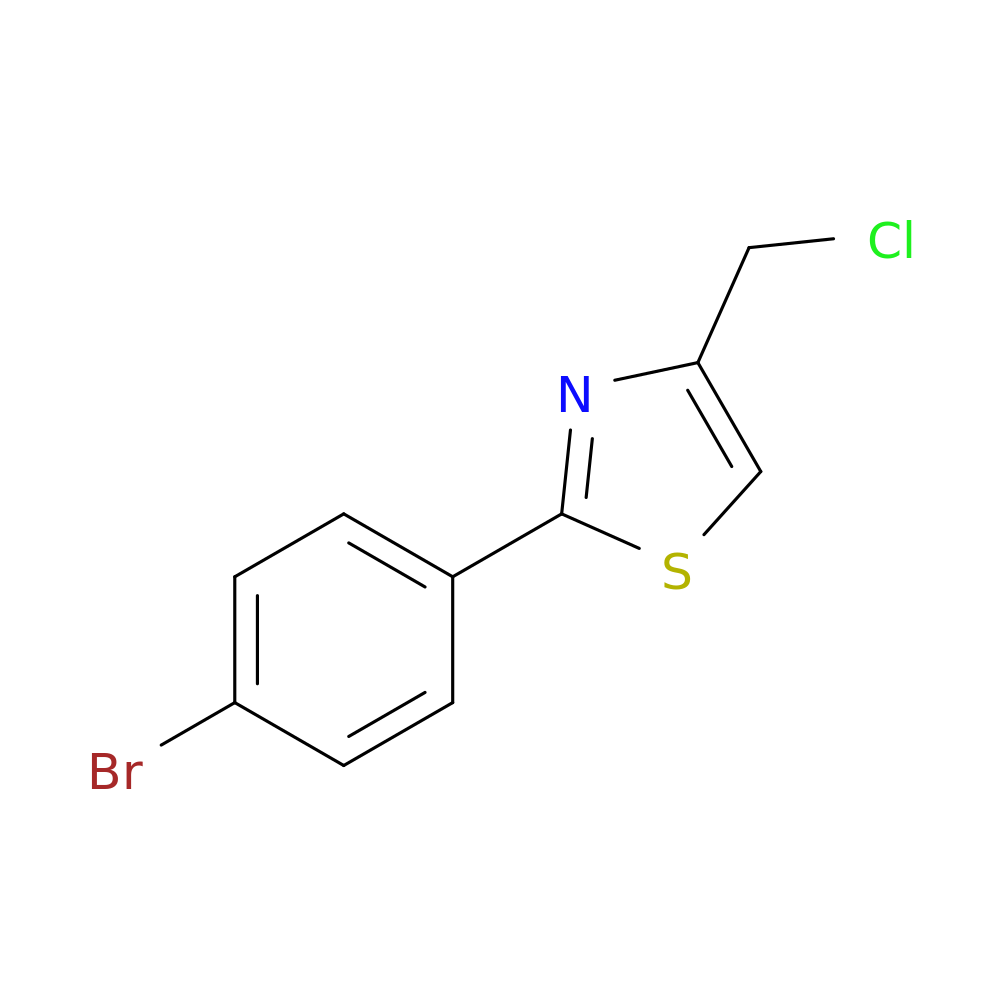 2-(4-Bromophenyl)-4-(chloromethyl)-1,3-thiazole