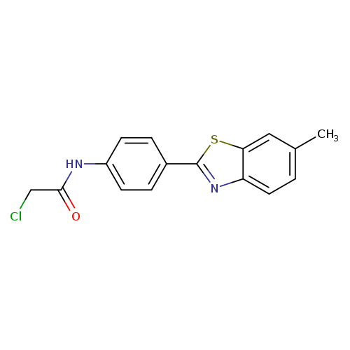 2-Chloro-n-[4-(6-methyl-1,3-benzothiazol-2-yl)phenyl]acetamide