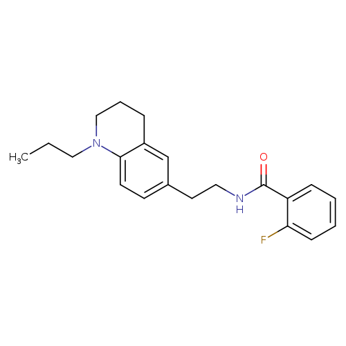 2-fluoro-N-[2-(1-propyl-1,2,3,4-tetrahydroquinolin-6-yl)ethyl]benzamide