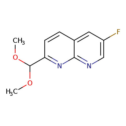 2-(Dimethoxymethyl)-6-fluoro-1,8-naphthyridine