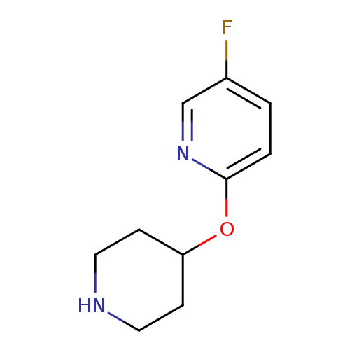 5-Fluoro-2-(piperidin-4-yloxy)pyridine
