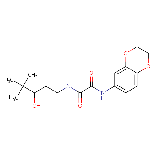 N'-(2,3-dihydro-1,4-benzodioxin-6-yl)-N-(3-hydroxy-4,4-dimethylpentyl)ethanediamide