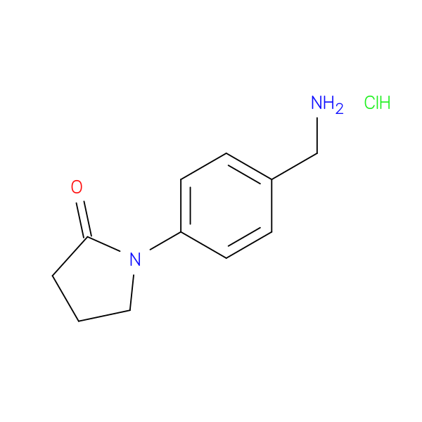 1-[4-(aminomethyl)phenyl]-2-pyrrolidinone hydrochloride