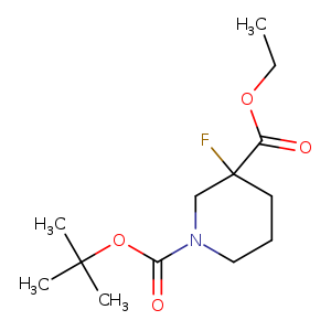 Ethyl 1-boc-3-fluoropiperidine-3-carboxylate
