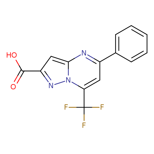 5-Phenyl-7-(trifluoromethyl)pyrazolo[1,5-a]pyrimidine-2-carboxylic acid