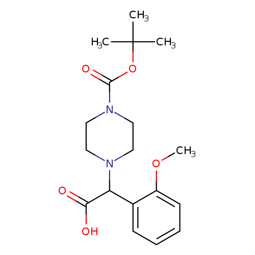 2-(4-(tert-Butoxycarbonyl)piperazin-1-yl)-2-(2-methoxyphenyl)acetic acid