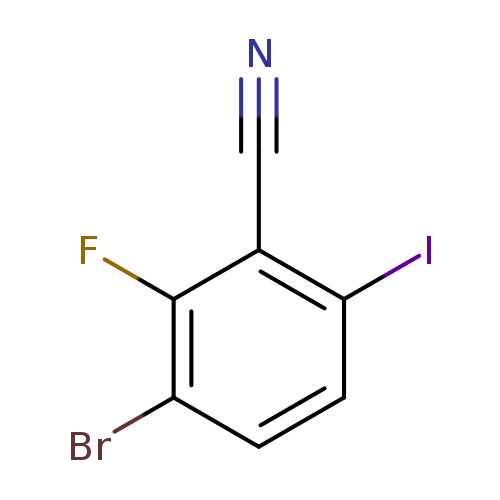 3-Bromo-2-fluoro-6-iodobenzonitrile