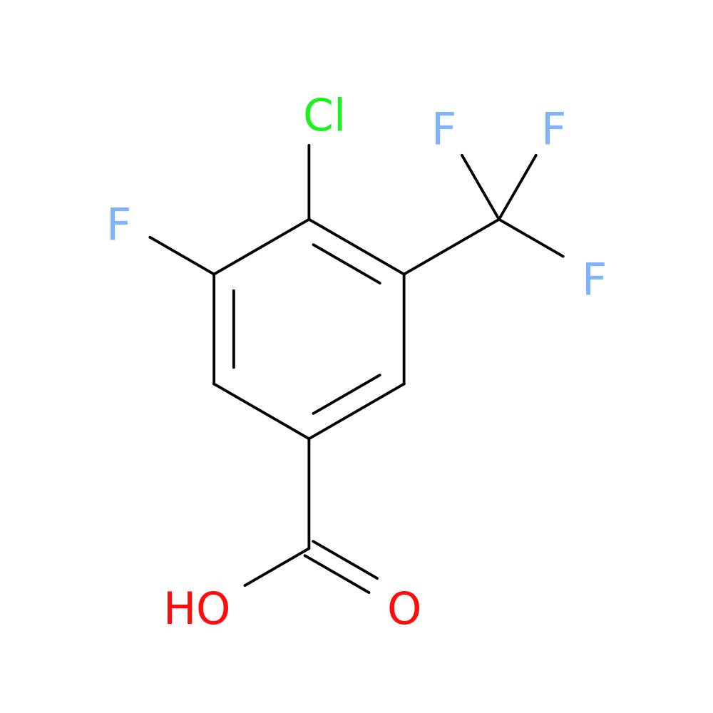 4-CHLORO-3-FLUORO-5-(TRIFLUOROMETHYL)BENZOIC ACID