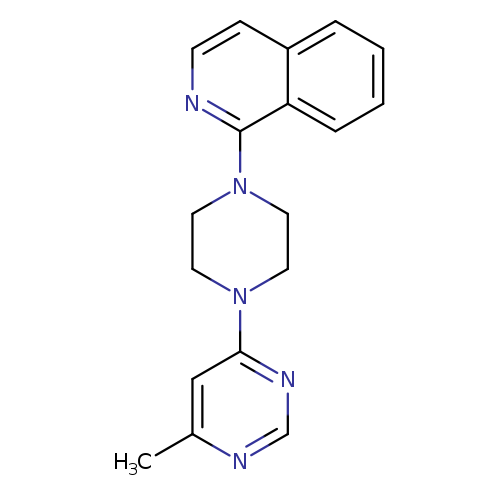 1-[4-(6-methylpyrimidin-4-yl)piperazin-1-yl]isoquinoline