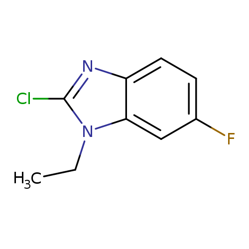 2-chloro-1-ethyl-6-fluoro-1H-1,3-benzodiazole