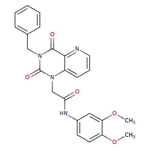 2-{3-benzyl-2,4-dioxo-1H,2H,3H,4H-pyrido[3,2-d]pyrimidin-1-yl}-N-(3,4-dimethoxyphenyl)acetamide