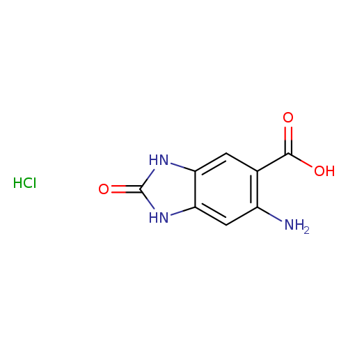6-amino-2-oxo-2,3-dihydro-1H-1,3-benzodiazole-5-carboxylic acid hydrochloride