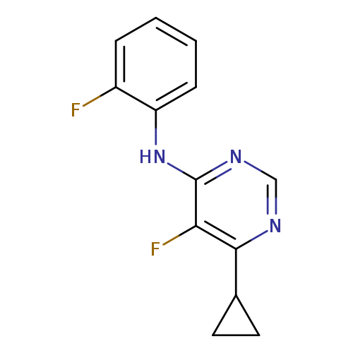 6-cyclopropyl-5-fluoro-N-(2-fluorophenyl)pyrimidin-4-amine