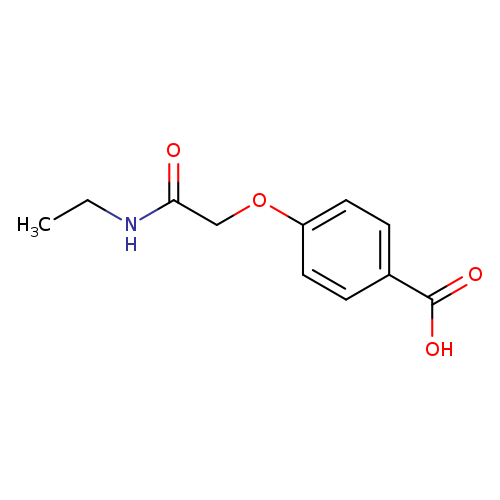 4-[(ethylcarbamoyl)methoxy]benzoic acid