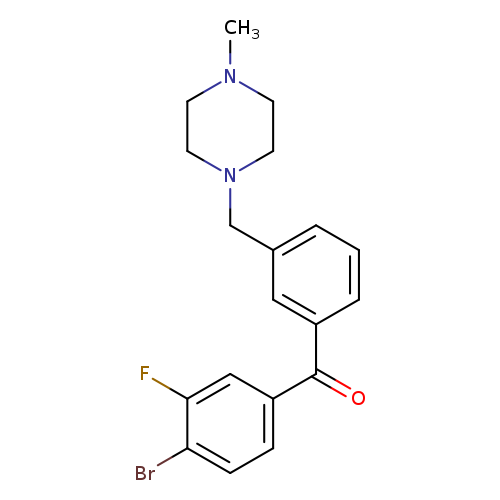 4-BROMO-3-FLUORO-3'-(4-METHYLPIPERAZINOMETHYL) BENZOPHENONE