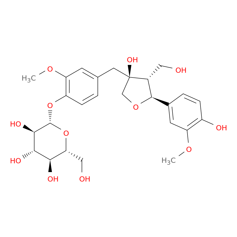 Olivil 4'-O-glucoside