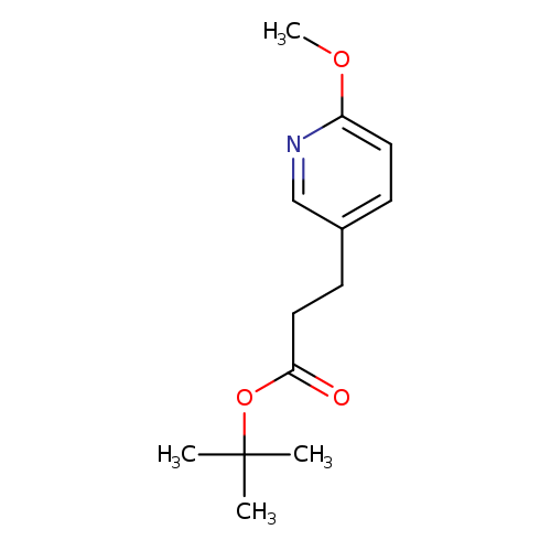 tert-butyl 3-(6-methoxypyridin-3-yl)propanoate
