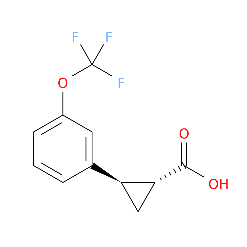 rac-(1R,2R)-2-[3-(trifluoromethoxy)phenyl]cyclopropane-1-carboxylic acid