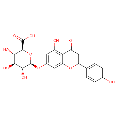 β-D-Glucopyranosiduronic acid, 5-hydroxy-2-(4-hydroxyphenyl)-4-oxo-4H-1-benzopyran-7-yl