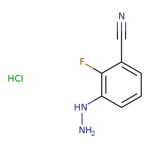 2-fluoro-3-hydrazinylbenzonitrile hydrochloride
